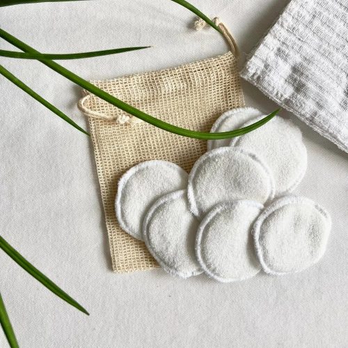Zero waste facial cleansing set - cotton