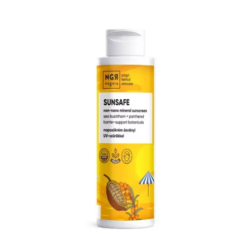 SUNSAFE napozókrém fizikai fényvédővel 100ml