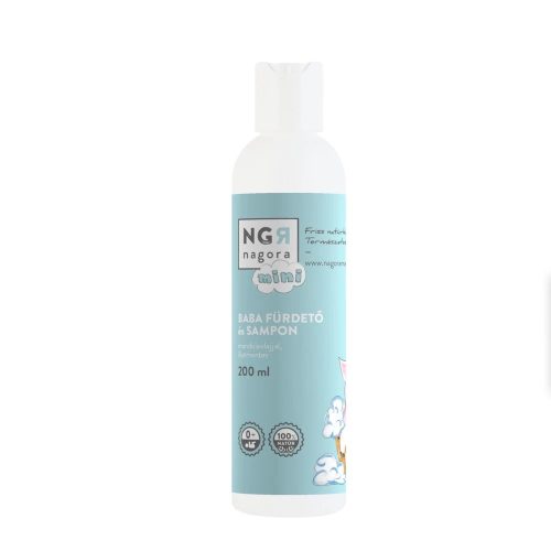 Baby bath & shampoo with almond oil fragrance free 200 ml