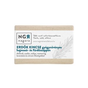 ERDŐK KINCSE gyógynövényes hajmosó- és fürdőszappan 90g ERDŐK KINCSE gyógynövényes hajmosó- és fürdőszappan 90g